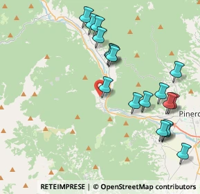 Mappa Via Guido Vincon, 10065 San Germano Chisone TO, Italia (4.45667)