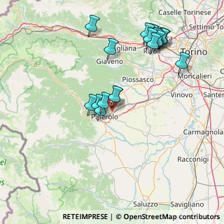 Mappa Via Carlo Borra, 10064 Pinerolo TO, Italia (17.0075)