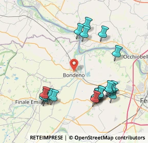 Mappa 44012 Bondeno FE, Italia (8.61)