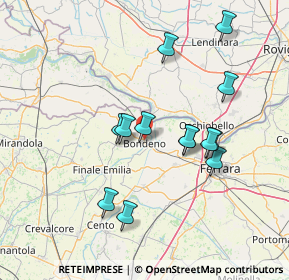 Mappa 44012 Bondeno FE, Italia (13.70538)