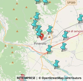 Mappa Via Bruno Buozzi, 10064 Pinerolo TO, Italia (5.61059)