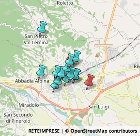 Mappa Via Bruno Buozzi, 10064 Pinerolo TO, Italia (1.11643)