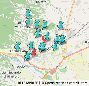 Mappa Via Bruno Buozzi, 10064 Pinerolo TO, Italia (1.4545)