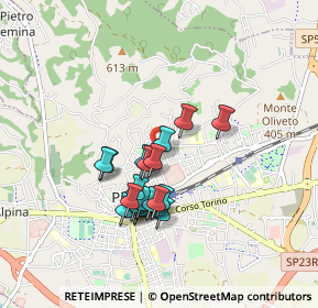 Mappa Via Bruno Buozzi, 10064 Pinerolo TO, Italia (0.721)