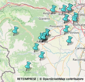 Mappa Via Bruno Buozzi, 10064 Pinerolo TO, Italia (15.6595)