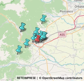 Mappa Via XXV Aprile, 10064 Pinerolo TO, Italia (4.00429)