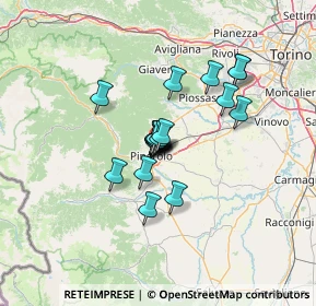 Mappa Via XXV Aprile, 10064 Pinerolo TO, Italia (8.4705)