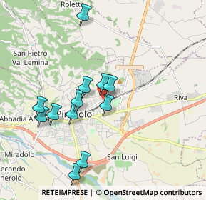 Mappa Via Martiri del XXI, 10064 Pinerolo TO, Italia (1.77917)