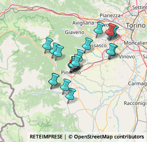 Mappa Via Martiri del XXI, 10064 Pinerolo TO, Italia (10.4725)