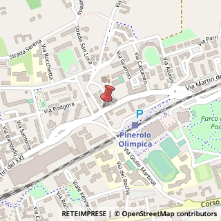Mappa Via Martiri del XXI, 57, 10064 Pinerolo, Torino (Piemonte)