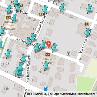 Mappa Via Fratelli Rosselli, 41016 Novi di Modena MO, Italia (0.08621)