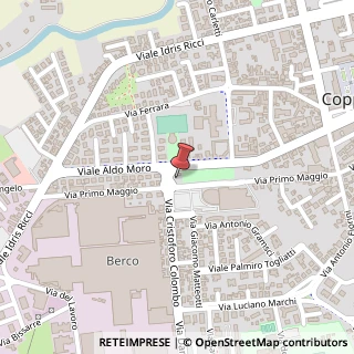 Mappa Via I Maggio, 120, 44034 Copparo, Ferrara (Emilia Romagna)