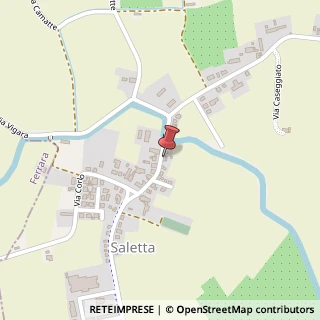 Mappa Via Athos Pizzinardi, 42, 44034 Tamara FE, Italia, 44034 Ro, Ferrara (Emilia Romagna)