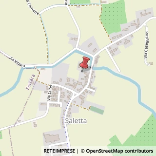 Mappa Via Athos Pizzinardi, 85, 44034 Copparo, Ferrara (Emilia Romagna)