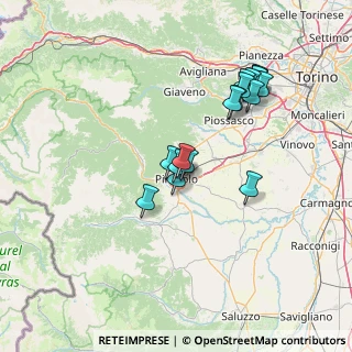 Mappa Via Dante Alighieri, 10064 Pinerolo TO, Italia (13.18353)