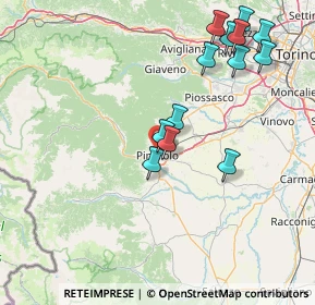 Mappa Via Dante Alighieri, 10064 Pinerolo TO, Italia (16.69615)
