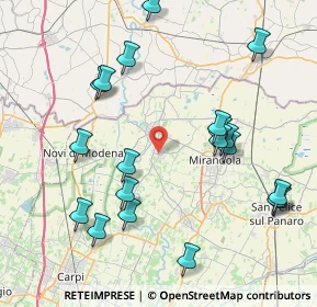 Mappa Piazza Don Giuseppe Andreoli, 41039 San Possidonio MO, Italia (9.082)