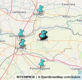 Mappa Via Michelangelo, 44034 Copparo FE, Italia (7.53231)