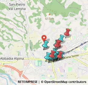 Mappa Via Ciochino, 10064 Pinerolo TO, Italia (0.8215)