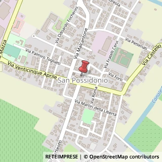 Mappa Piazza Andreoli, 1, 41039 San Possidonio, Modena (Emilia Romagna)