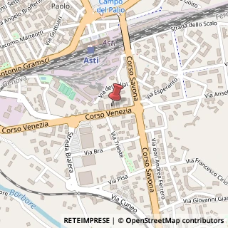 Mappa Corso Venezia, 35, 14100 Asti, Asti (Piemonte)