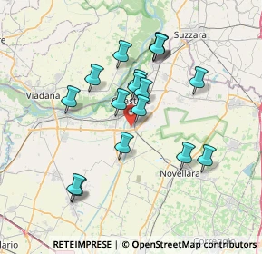 Mappa Via Luigi Einaudi, 42016 Guastalla RE, Italia (6.56)