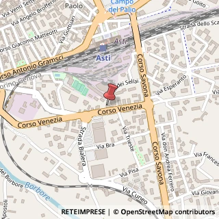 Mappa Corso Venezia, 53, 14100 Asti, Asti (Piemonte)