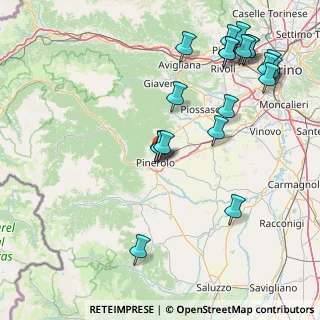 Mappa ENI Station pv.894 Via Martiri del XXI Aprile, 10064 Pinerolo TO, Italia (19.988)