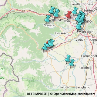 Mappa Via Martiri del XXI Aprile, 10064 Pinerolo TO, Italia (21.4405)