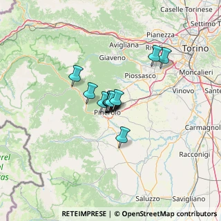 Mappa ENI Station pv.894 Via Martiri del XXI Aprile, 10064 Pinerolo TO, Italia (7.03417)