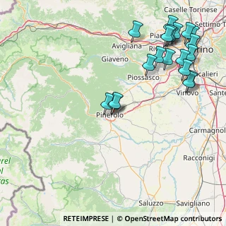 Mappa ENI Station pv.894 Via Martiri del XXI Aprile, 10064 Pinerolo TO, Italia (21.1665)