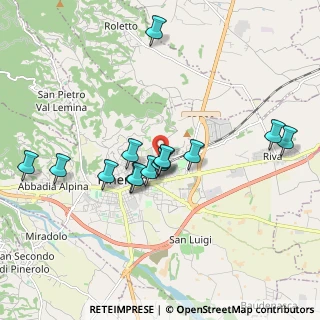 Mappa Via Martiri del XXI Aprile, 10064 Pinerolo TO, Italia (1.73071)