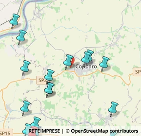 Mappa Via G.A. Agnelli, 44034 Copparo FE, Italia (6.3305)