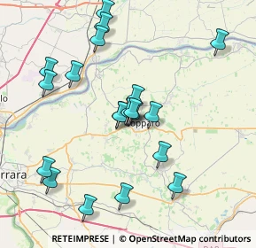 Mappa Via G.A. Agnelli, 44034 Copparo FE, Italia (7.6225)