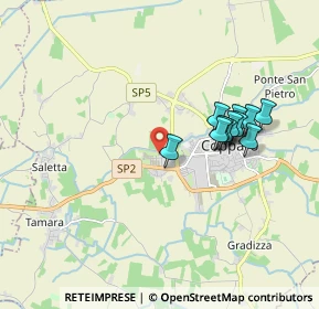 Mappa Via G.A. Agnelli, 44034 Copparo FE, Italia (1.61273)