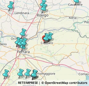 Mappa Via G.A. Agnelli, 44034 Copparo FE, Italia (21.19632)