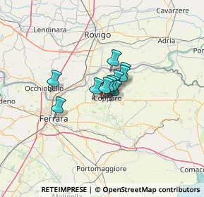 Mappa Via G.A. Agnelli, 44034 Copparo FE, Italia (5.97364)