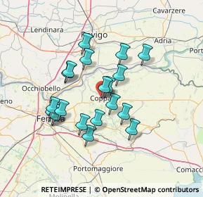 Mappa Copparo, 44034 Copparo FE, Italia (11.996)