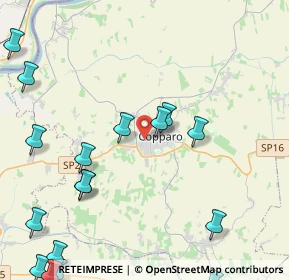 Mappa Copparo, 44034 Copparo FE, Italia (6.574)