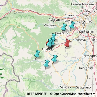 Mappa Via Scola Ognibene, 10064 Pinerolo TO, Italia (7.98583)