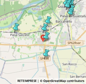 Mappa Via Sandro Pertini, 42044 Gualtieri RE, Italia (2.67917)