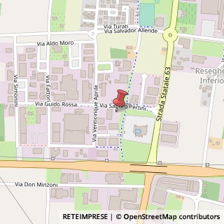 Mappa Via Sandro Pertini, 3, 42044 Gualtieri, Reggio nell'Emilia (Emilia Romagna)