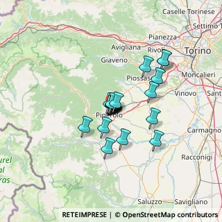 Mappa Strada Santa Caterina, 10064 Pinerolo TO, Italia (8.799)