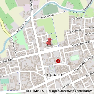 Mappa Piazza Maestri Del Lavoro, 5, 44034 Copparo FE, Italia, 44034 Riva del Po, Ferrara (Emilia Romagna)
