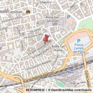 Mappa Via XX Settembre, 53, 14100 Asti, Asti (Piemonte)