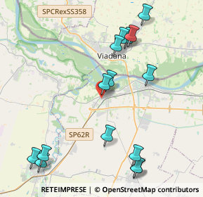 Mappa Via Aldo Moro, 42041 Brescello RE, Italia (4.78533)