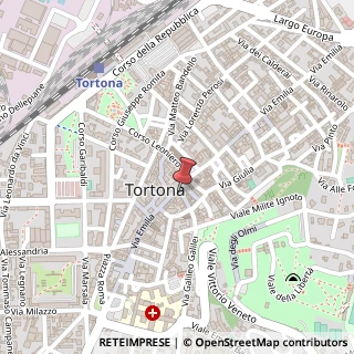 Mappa Via Emilia, 141, 15057 Tortona, Alessandria (Piemonte)
