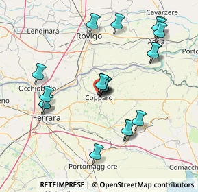 Mappa Via Govoni A, 44034 Copparo FE, Italia (15.1015)