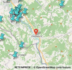 Mappa Via Molino, 27052 Godiasco Salice Terme PV, Italia (3.2685)