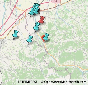 Mappa Via Molino, 27052 Godiasco Salice Terme PV, Italia (9.207)